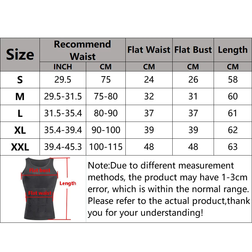 Men's Compression Body Shaper Tank Top