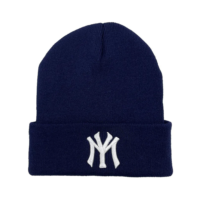 Unisex WY Letter Embroidery Beanies